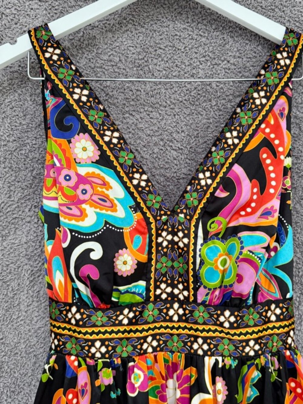 ECI New York colourful print dress Size 12